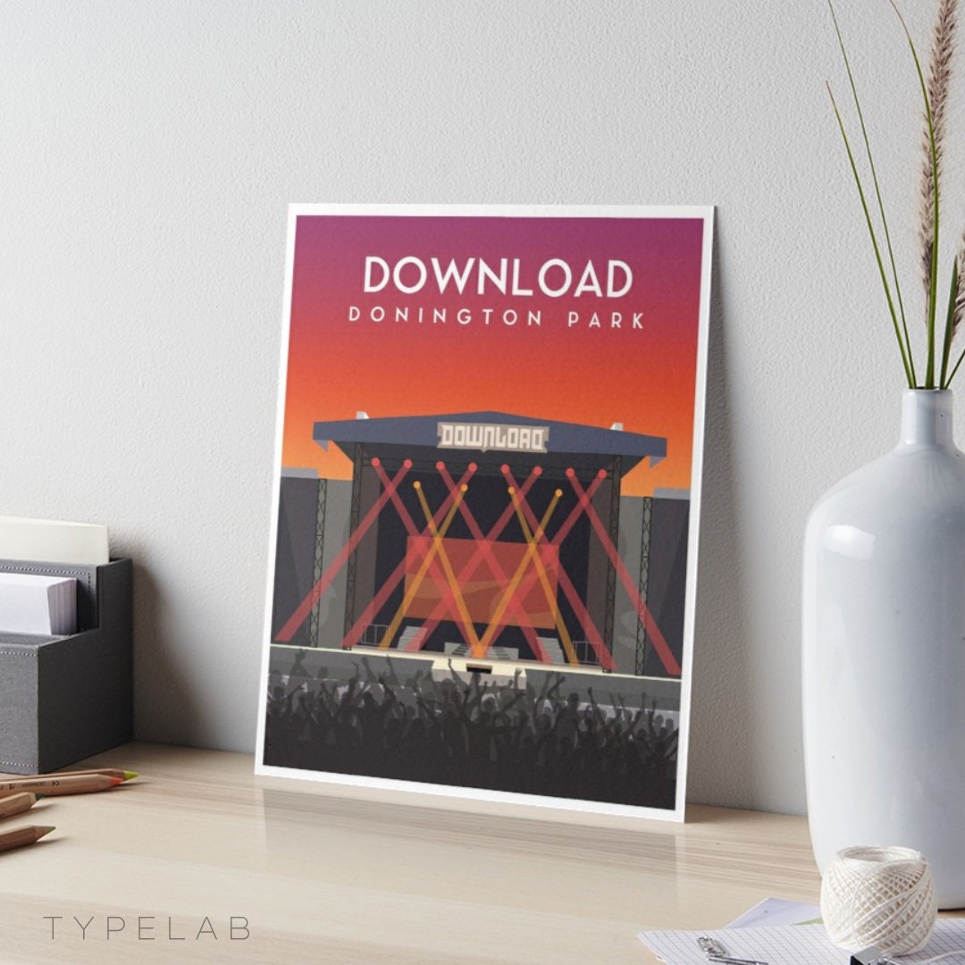 Download Festival, Donington Park Print Typelab