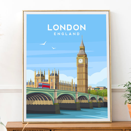 London Print | Big Ben England Travel Wall Art