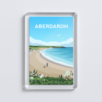 Aberdaron Wales Fridge Magnet | Welsh Souvenir | Llŷn Peninsula Travel Gift