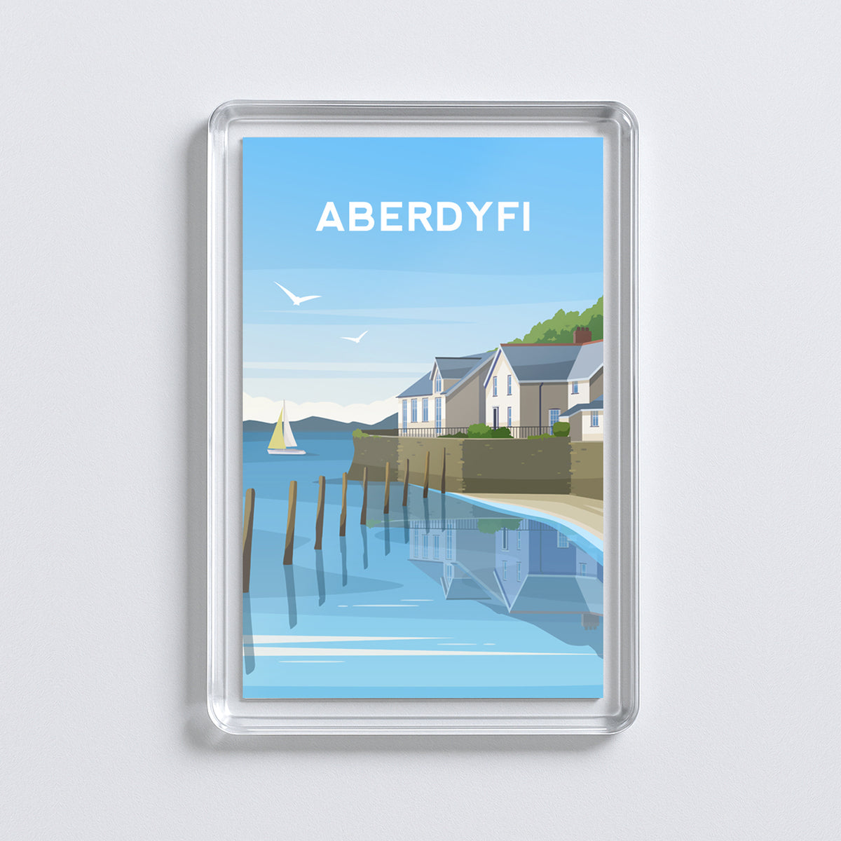 Aberdyfi Wales Fridge Magnet | Welsh Souvenir | Gwynedd Travel Gift