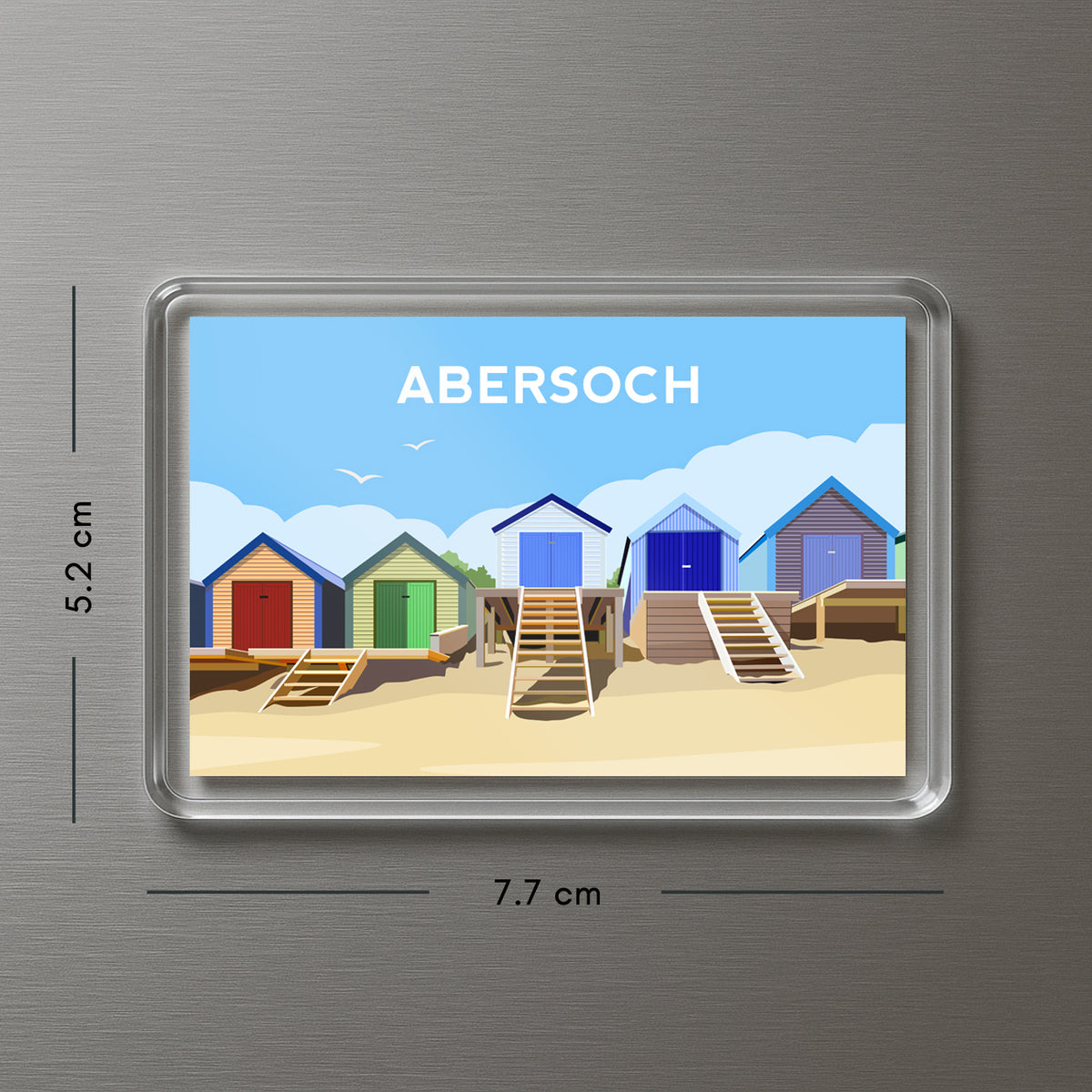 Abersoch Wales Fridge Magnet | Welsh Souvenir | Llŷn Peninsula Travel Gift