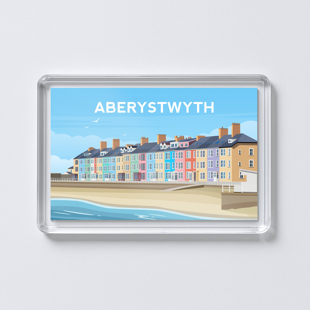 Aberystwyth Wales Fridge Magnet | Welsh Souvenir | Ceredigion Travel Gift