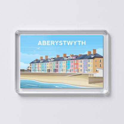 Aberystwyth Wales Fridge Magnet | Welsh Souvenir | Ceredigion Travel Gift