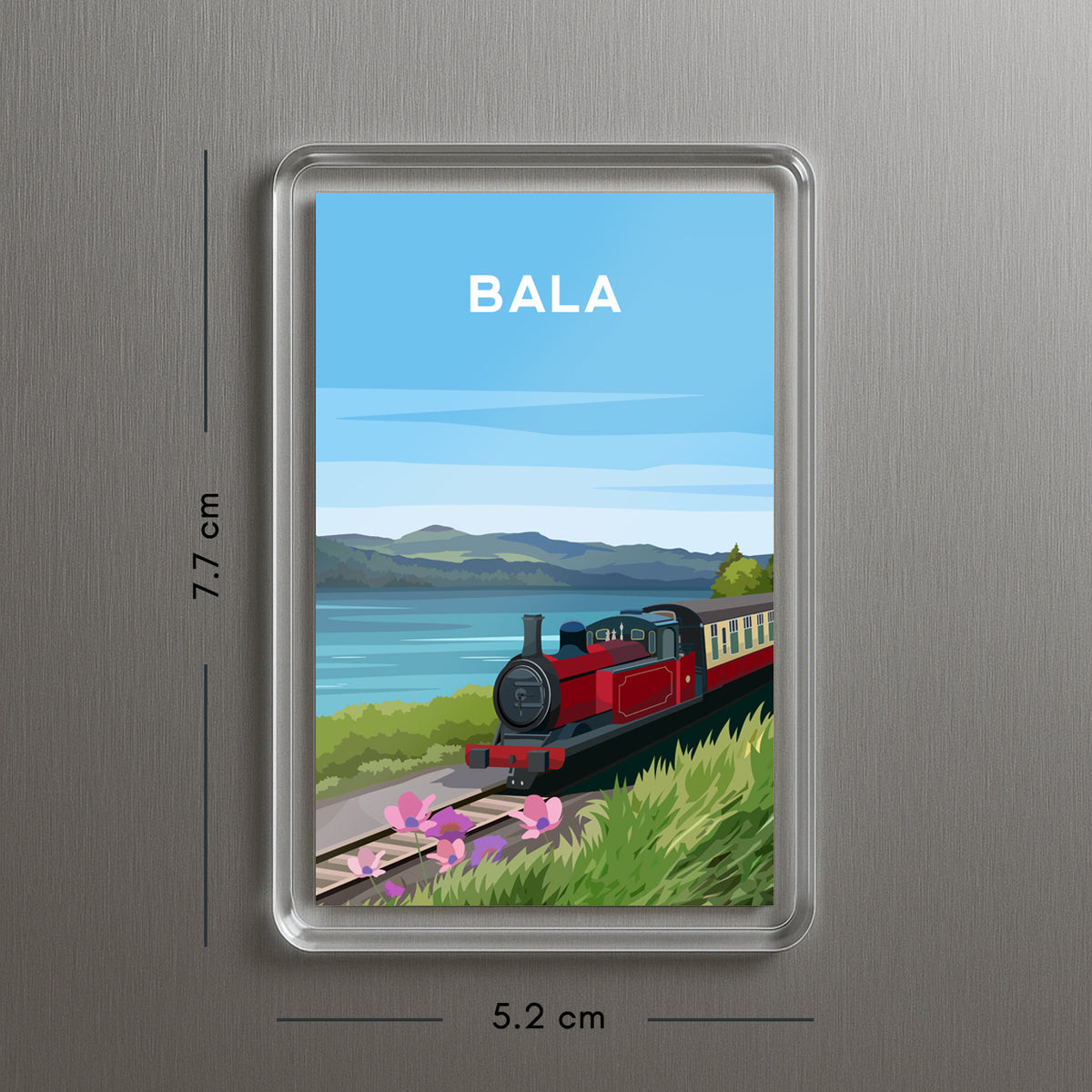 Bala Wales Fridge Magnet | Welsh Souvenir | Snowdonia Travel Gift