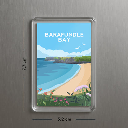 Barafundle Bay Wales Fridge Magnet | Pembrokeshire Welsh Travel Gift