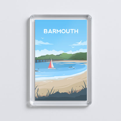 Barmouth Wales Fridge Magnet | Welsh Souvenir | Gwynedd Travel Gift