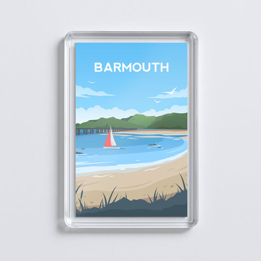 Barmouth Wales Fridge Magnet | Welsh Souvenir | Gwynedd Travel Gift