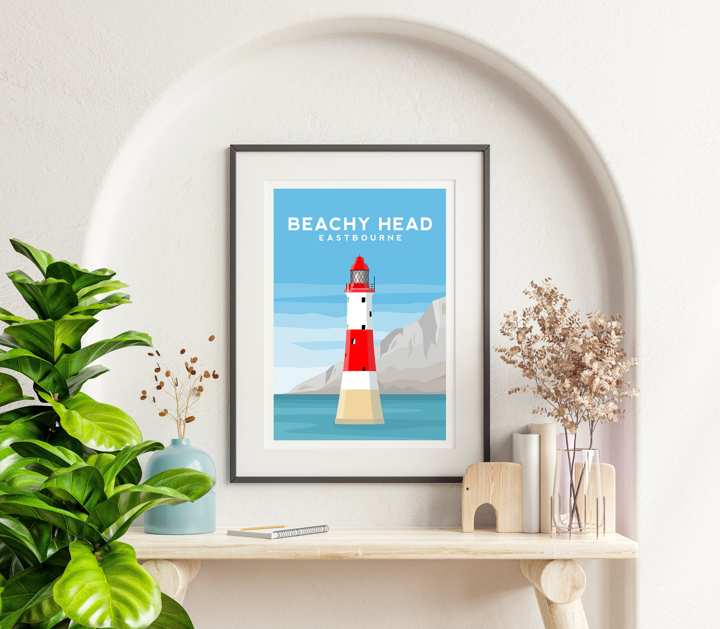 Beachy Head Print | Eastbourne England Travel Wall Art