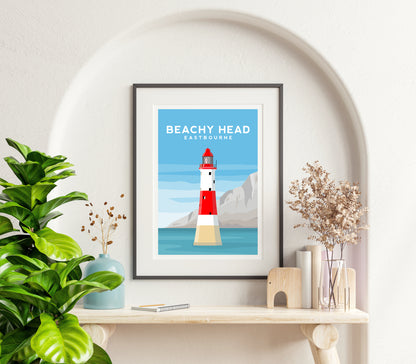 Beachy Head Print | Eastbourne England Travel Wall Art