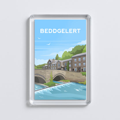 Beddgelert Wales Fridge Magnet | Welsh Souvenir | Snowdonia Travel Gift
