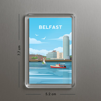 Belfast City Fridge Magnet | Northern Ireland Travel Gift