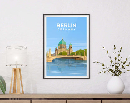 Berlin, Germany Travel Print Typelab