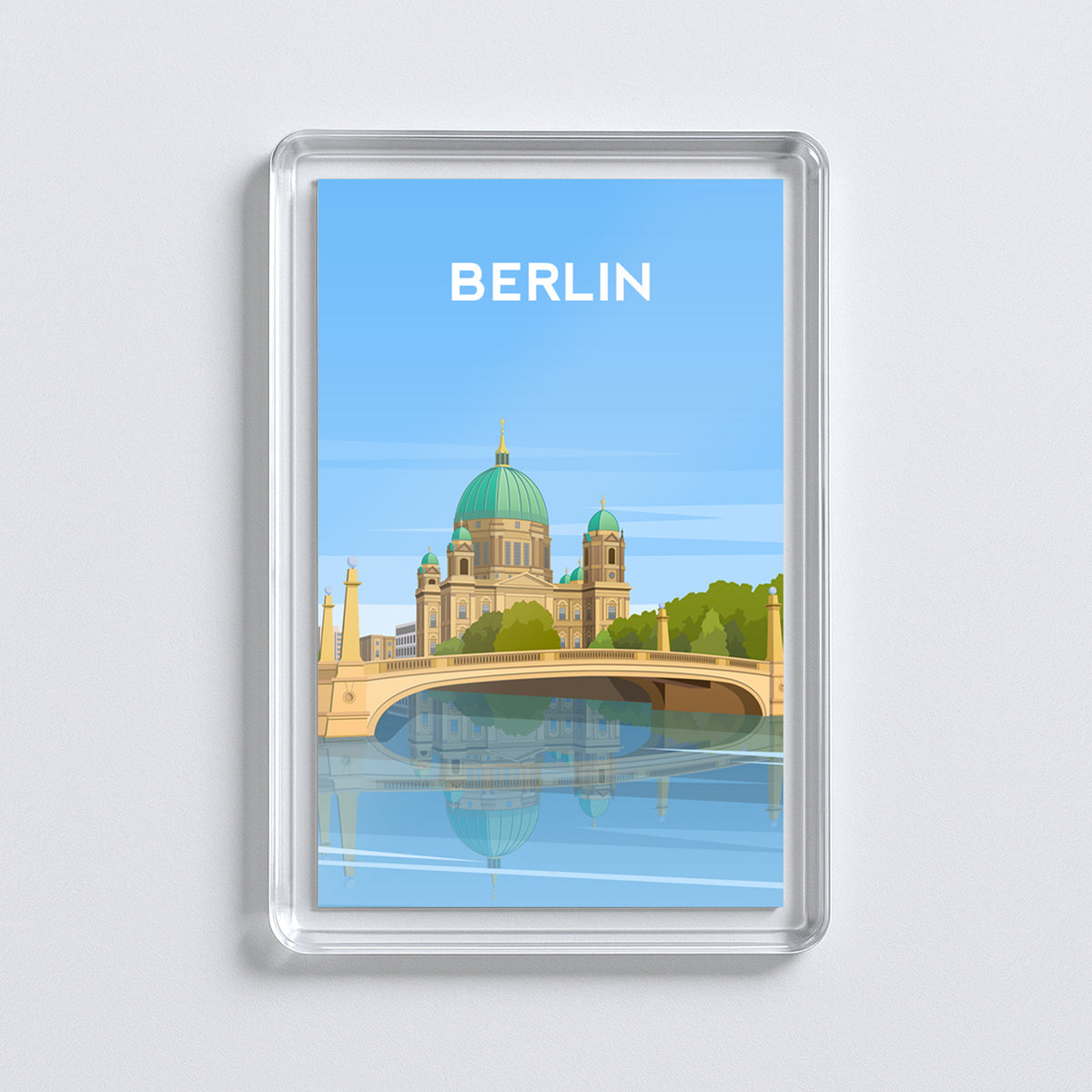 Berlin City Fridge Magnet | Germany Travel Gift