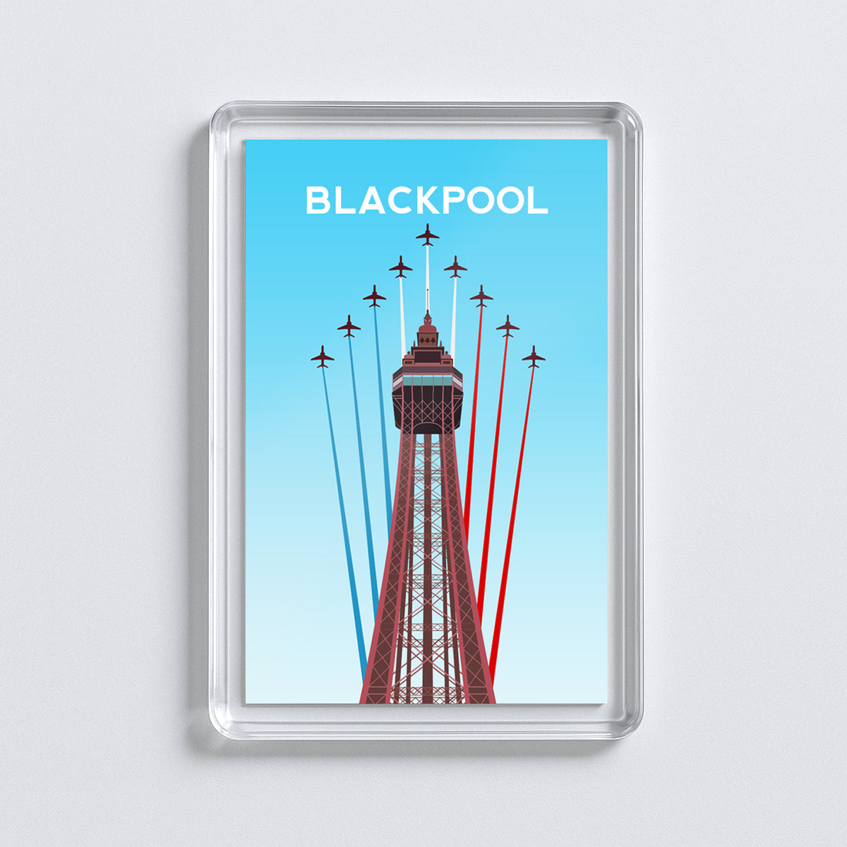 Blackpool Tower Fridge Magnet | Lancashire England Travel Gift