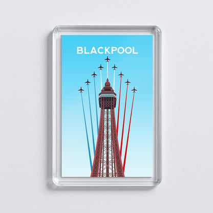 Blackpool Tower Fridge Magnet | Lancashire England Travel Gift