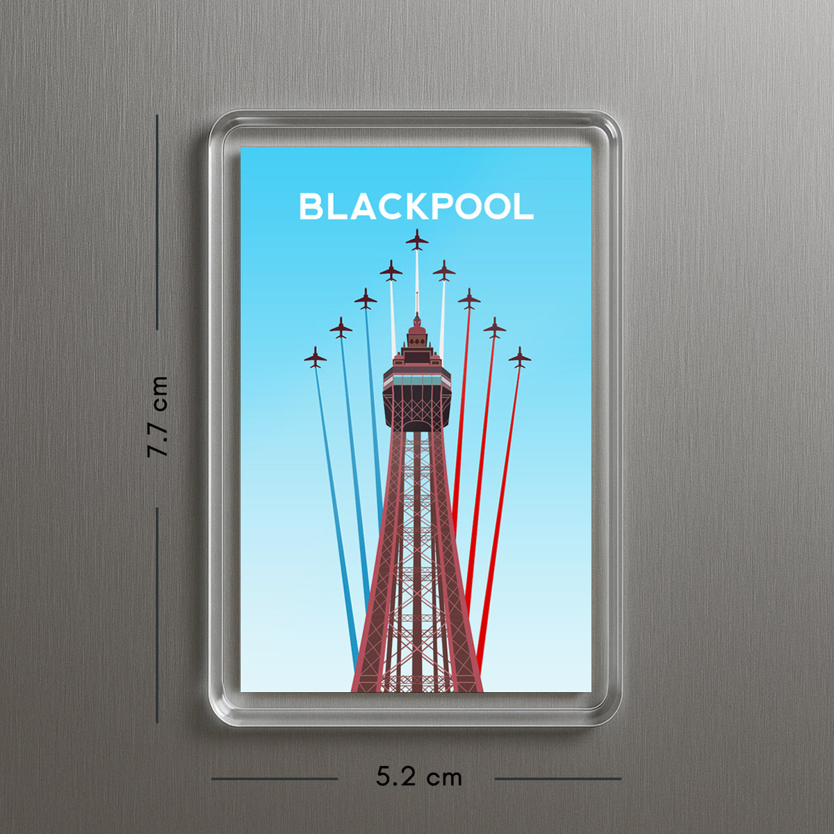 Blackpool Tower Fridge Magnet | Lancashire England Travel Gift