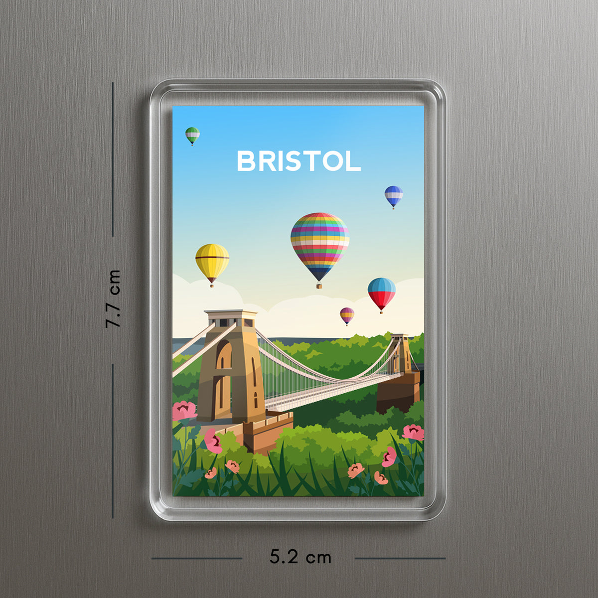 Bristol Fridge Magnet | Clifton Bridge England Travel Gift