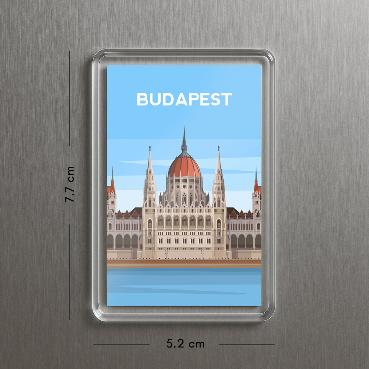 Budapest Fridge Magnet | Hungary City Travel Gift