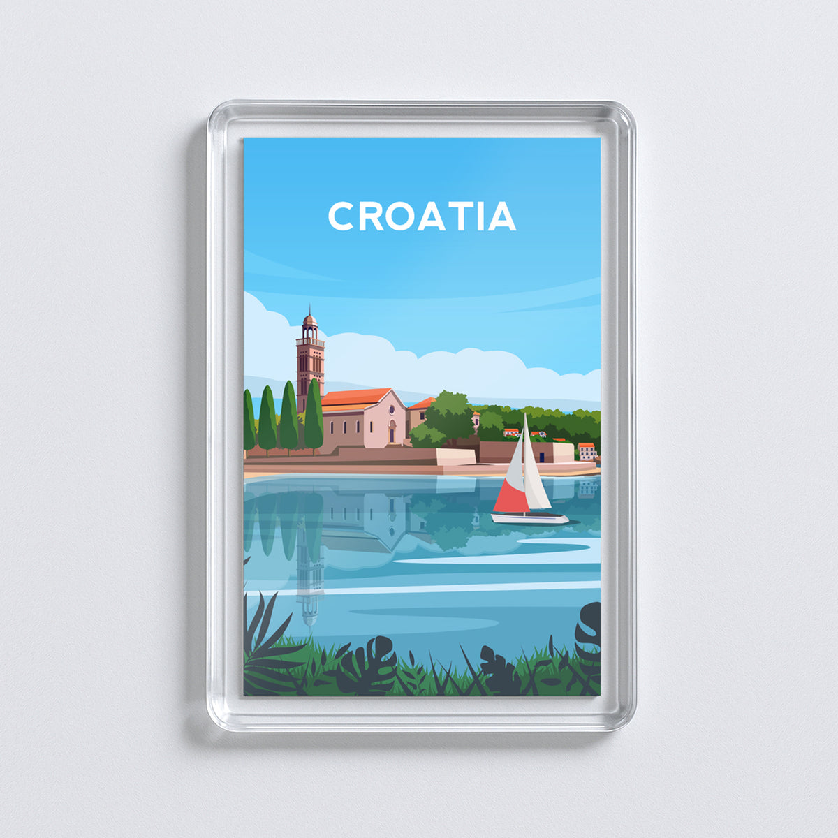 Croatia Fridge Magnet | Hvar Island Travel Gift