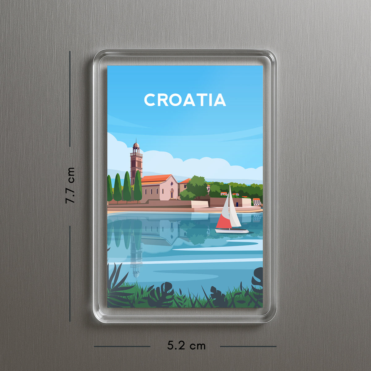 Croatia Fridge Magnet | Hvar Island Travel Gift