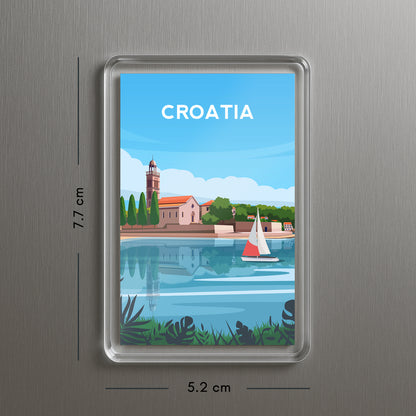 Croatia Fridge Magnet | Hvar Island Travel Gift