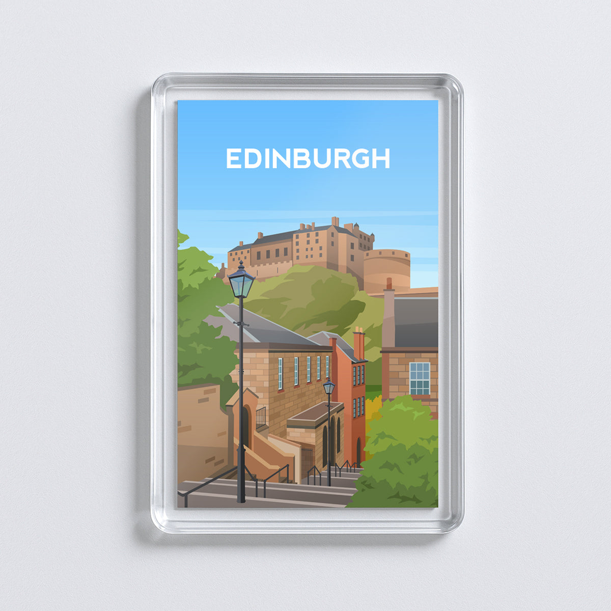 Edinburgh Castle Fridge Magnet | Scotland City Travel Gift