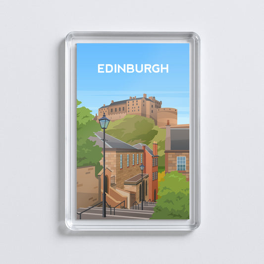 Edinburgh Castle Fridge Magnet | Scotland City Travel Gift