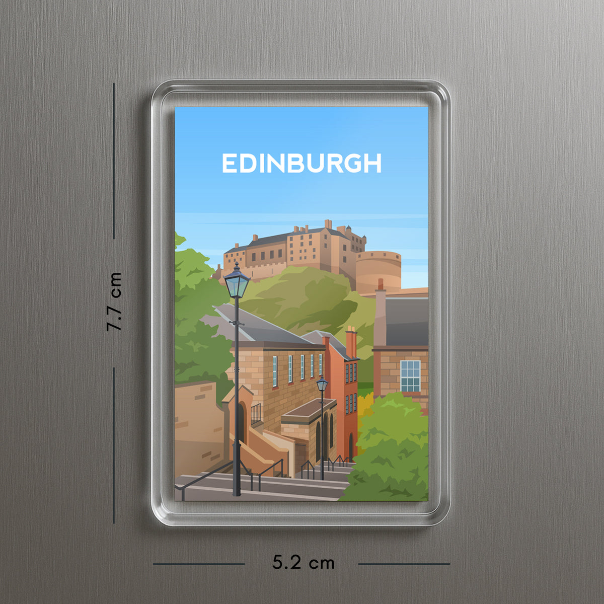 Edinburgh Castle Fridge Magnet | Scotland City Travel Gift