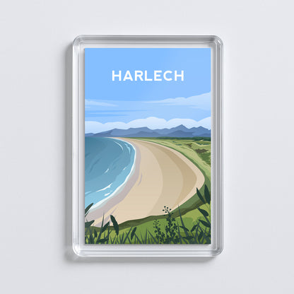 Harlech Wales Fridge Magnet | Welsh Souvenir | Gwynedd Travel Gift