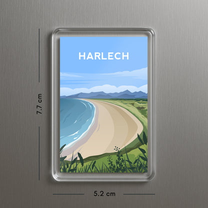 Harlech Wales Fridge Magnet | Welsh Souvenir | Gwynedd Travel Gift