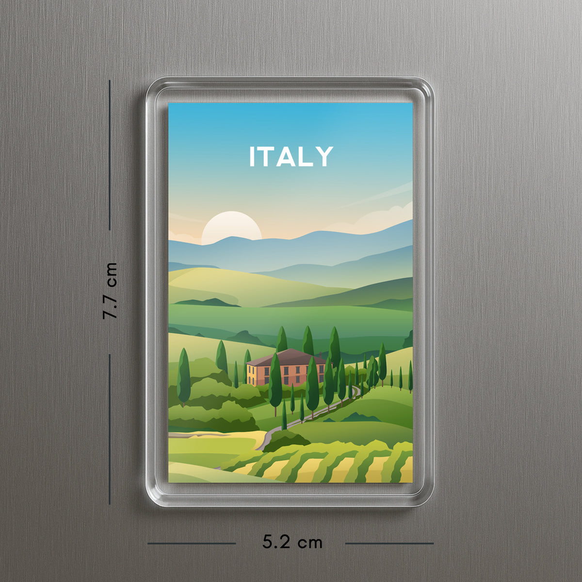 Tuscany Italy Fridge Magnet | Italian Countryside Travel Gift