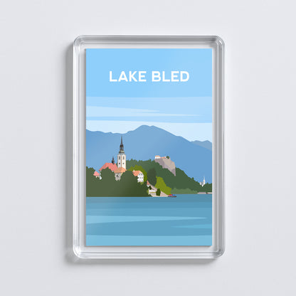 Lake Bled Fridge Magnet | Slovenia Travel Gift
