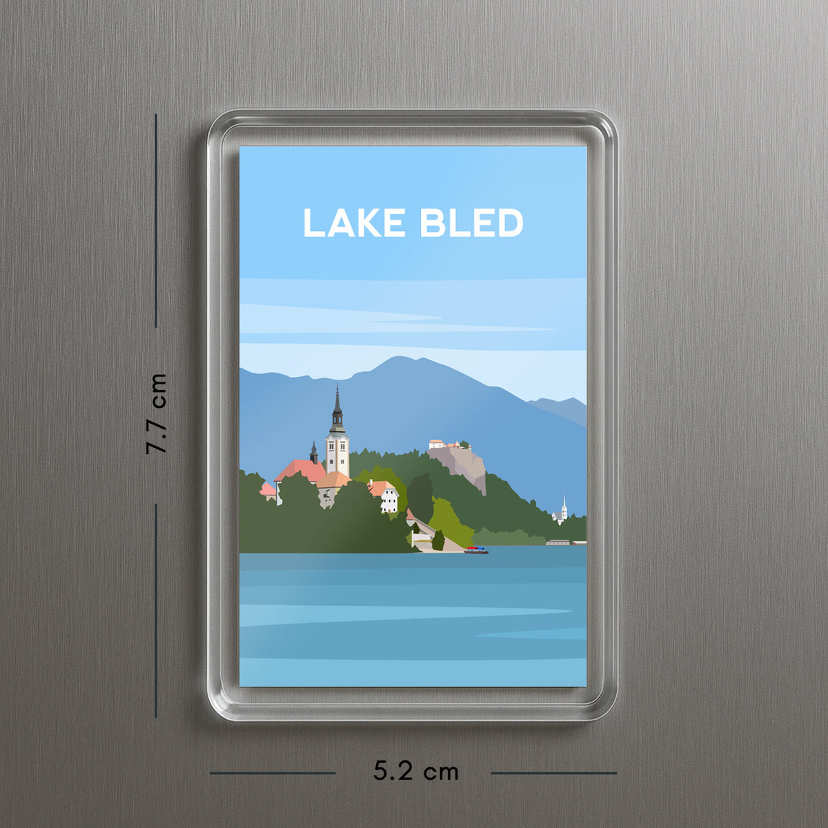 Lake Bled Fridge Magnet | Slovenia Travel Gift