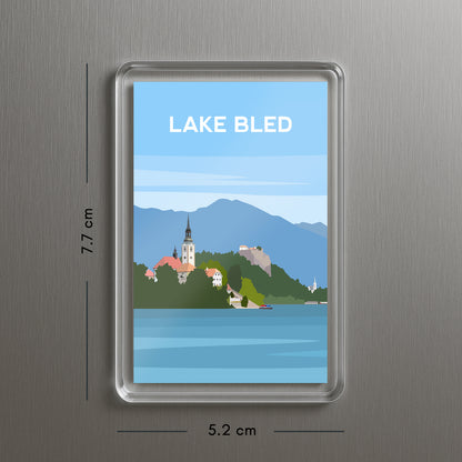 Lake Bled Fridge Magnet | Slovenia Travel Gift