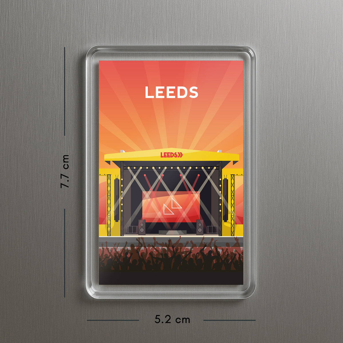 Leeds Festival Fridge Magnet | England Music Gift