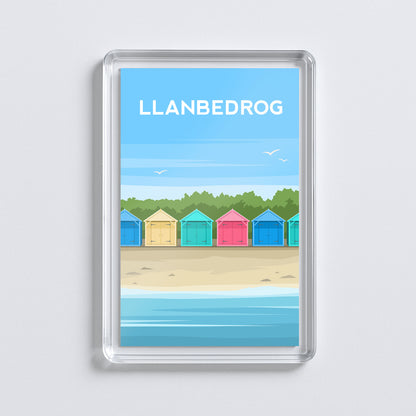 Llanbedrog Wales Acrylic Fridge Magnet | Llyn Peninsula Magnet
