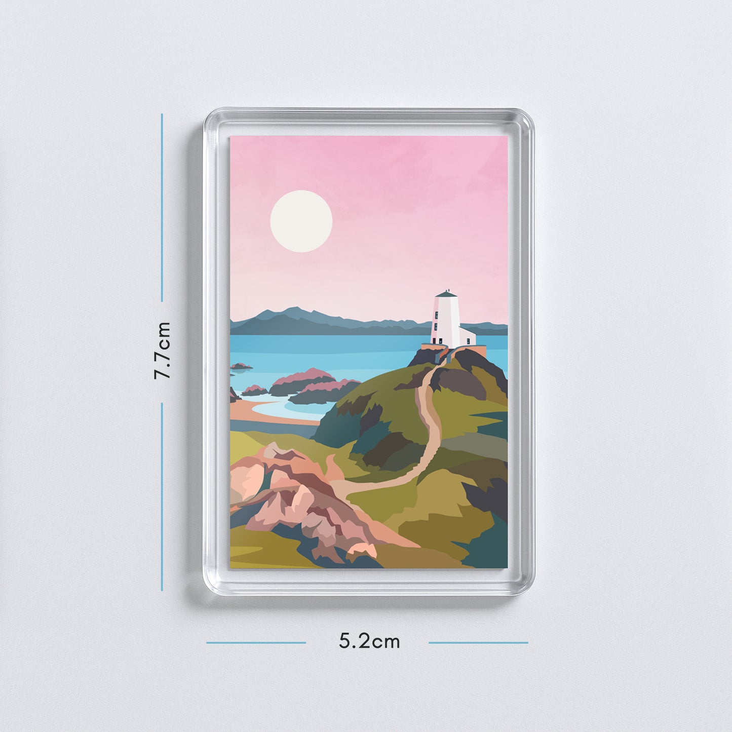 Anglesey Wales Acrylic Fridge Magnets | Welsh Travel Art