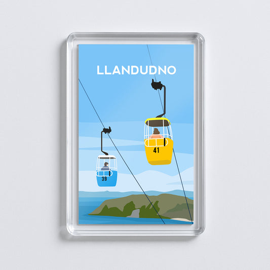Llandudno Wales Fridge Magnet | Welsh Souvenir | Conwy Travel Gift