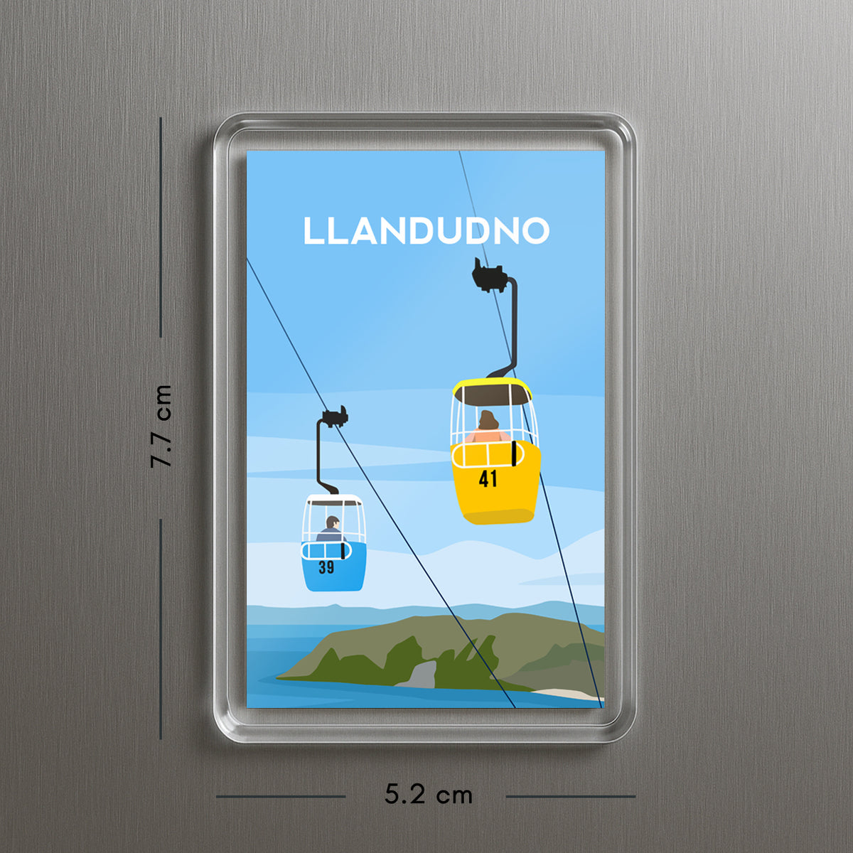 Llandudno Wales Fridge Magnet | Welsh Souvenir | Conwy Travel Gift