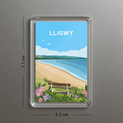 Lligwy Anglesey Fridge Magnet | Wales Souvenir | Welsh Travel Gift