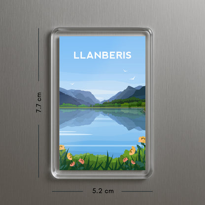 Llanberis Wales Fridge Magnet | Welsh Souvenir | Snowdonia Travel Gift