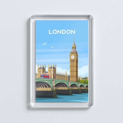 London Fridge Magnet | Big Ben England Travel Gift