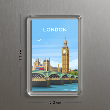 London Fridge Magnet | Big Ben England Travel Gift