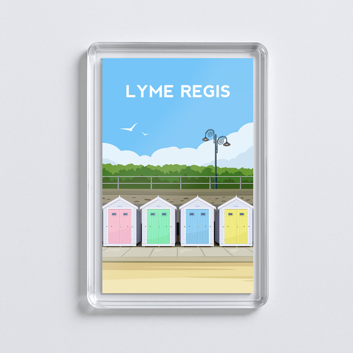 Lyme Regis Fridge Magnet | Dorset England Travel Gift