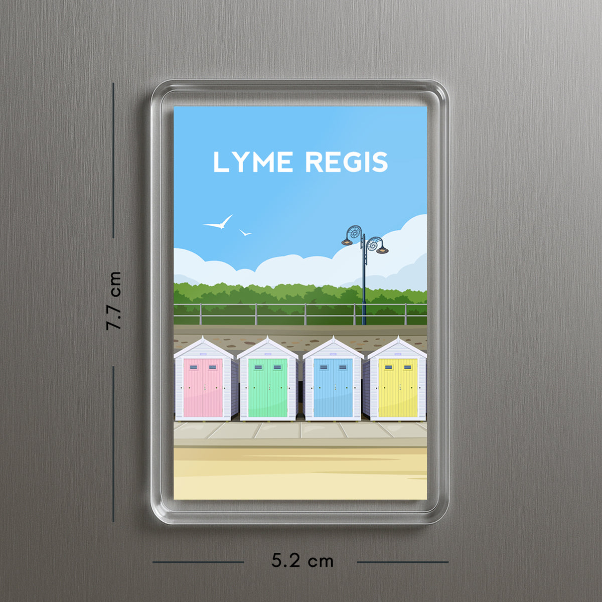 Lyme Regis Fridge Magnet | Dorset England Travel Gift