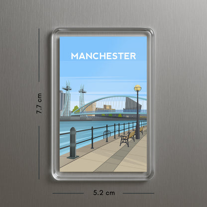 Manchester Fridge Magnet | Salford Quays England Travel Gift