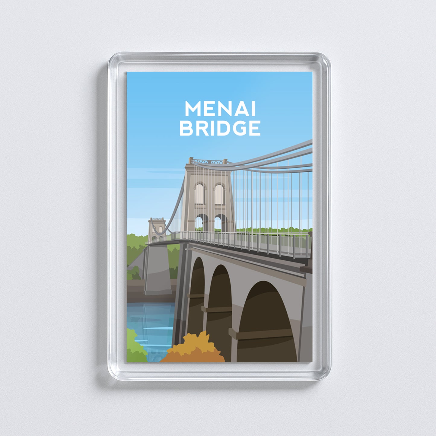 Anglesey Wales Acrylic Fridge Magnets | Welsh Travel Art