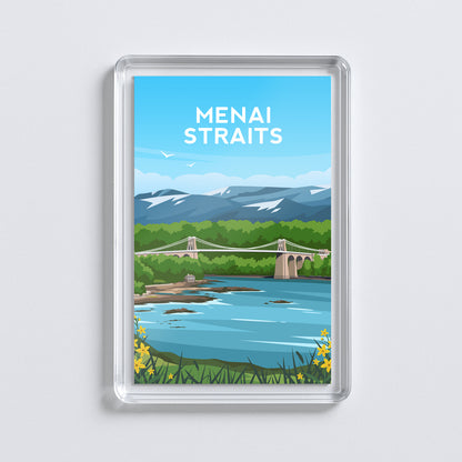 Anglesey Wales Acrylic Fridge Magnets | Welsh Travel Art