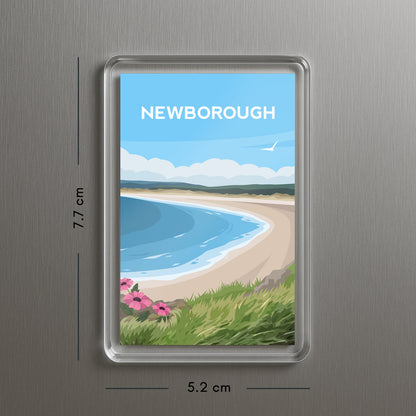 Newborough Anglesey Fridge Magnet | Wales Souvenir | Welsh Travel Gift