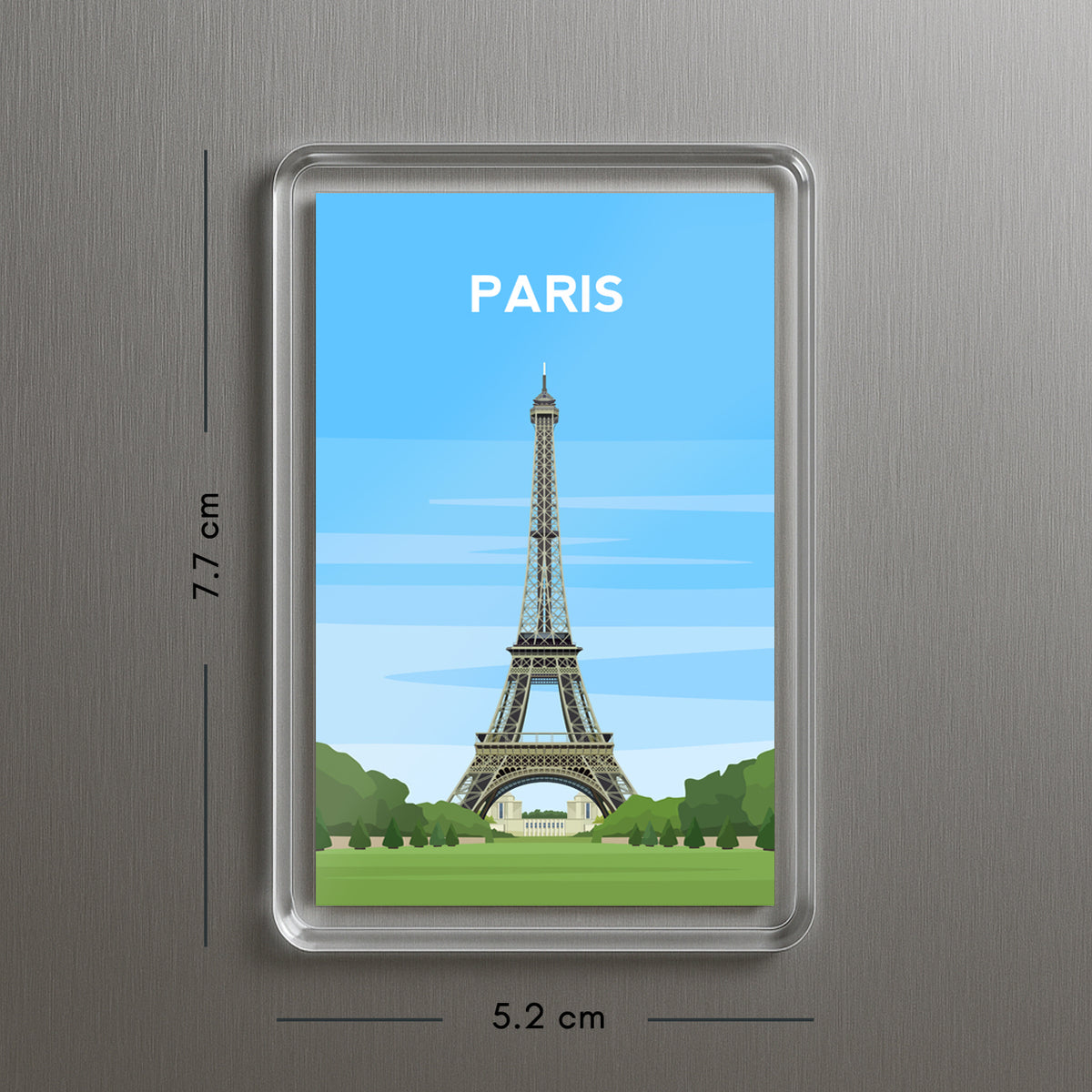 Paris Eiffel Tower Fridge Magnet | France Travel Gift